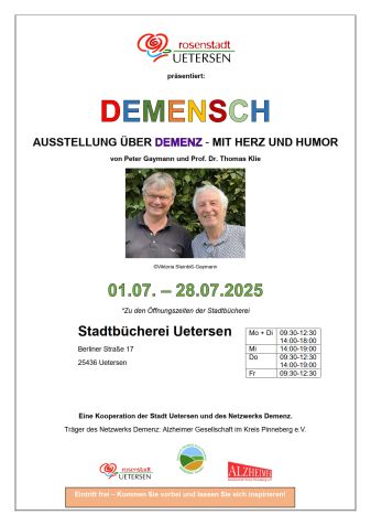 Humorvolle Perspektive auf ein ernstes Thema: Ausstellung „Demensch“