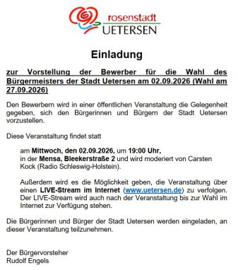 Einladung